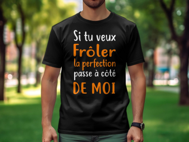 Grossiste I.A.L.D FRANCE - T-shirt Homme | Froler la perfection V2