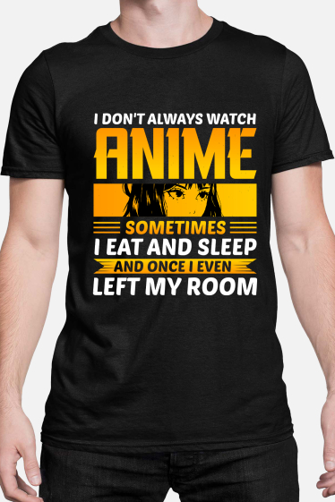 Grossiste I.A.L.D FRANCE - T-shirt Homme |  I Don't Always Watch Anime