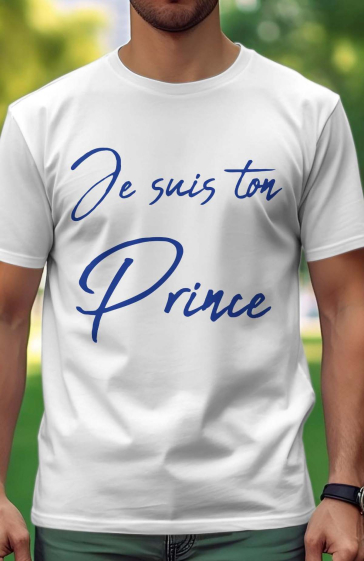 Wholesaler I.A.L.D FRANCE - Men's T-shirt |  je suis ton prince