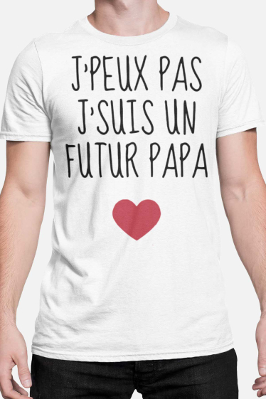 Wholesaler I.A.L.D FRANCE - Men's T-shirt | j'peux pas je suis futur papa