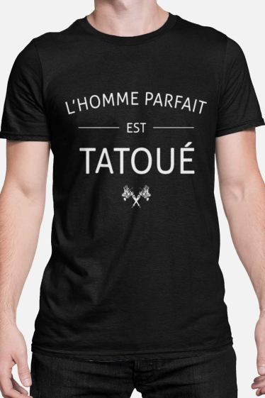 Grossiste I.A.L.D FRANCE - T-shirt Homme | l'homme parfait est tatoué