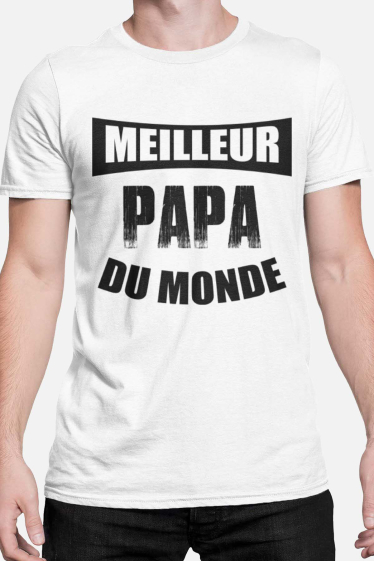 Mayorista I.A.L.D FRANCE - Camiseta de hombre | El mejor papá del mundo.