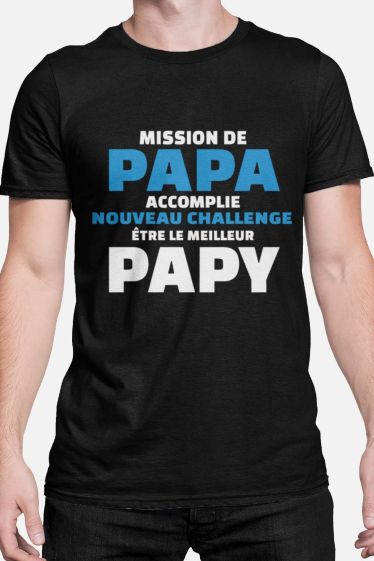 Großhändler I.A.L.D FRANCE - Herren-T-Shirt | Papa Mission erfüllt