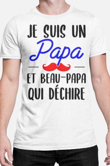 Grossiste I.A.L.D FRANCE - T-shirt Homme | papa et beau papa