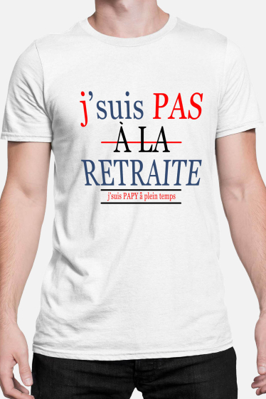 Grossiste I.A.L.D FRANCE - T-shirt Homme | Pas la retraite