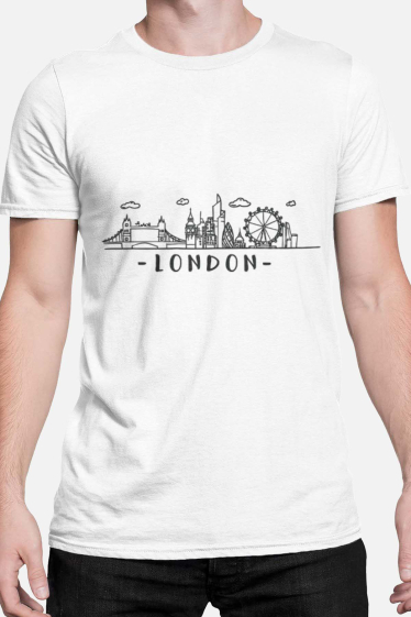 Grossiste I.A.L.D FRANCE - T-shirt Homme | Skyline London