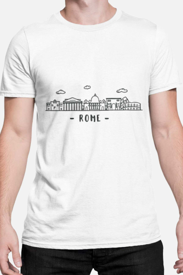 Grossiste I.A.L.D FRANCE - T-shirt Homme | Skyline Rome