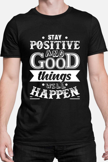 Grossiste I.A.L.D FRANCE - T-shirt Homme | Stay Positive