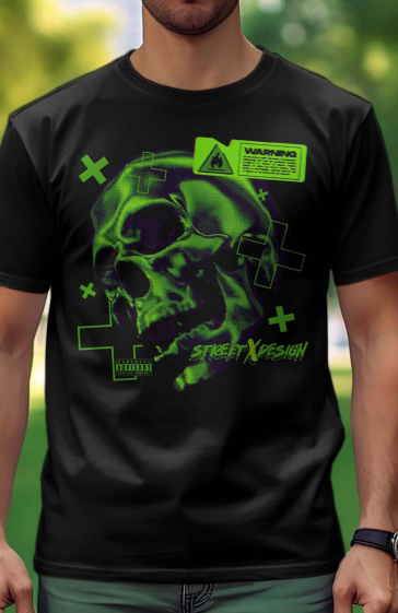 Grossiste I.A.L.D FRANCE - T-shirt Homme | thermal skull