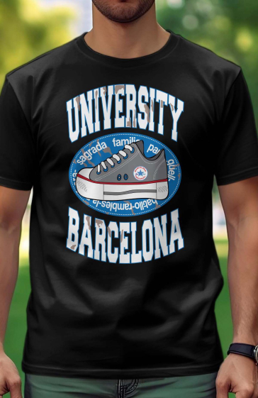 Wholesaler I.A.L.D FRANCE - Men's T-shirt | university barcelona