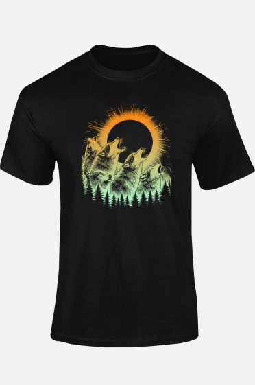 Grossiste I.A.L.D FRANCE - T-shirt Homme | Wolves Eclipse