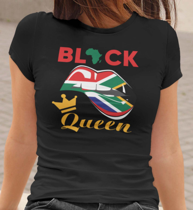 Grossiste I.A.L.D FRANCE - Tshirt Femme Col Rond | BLACK QUEEN