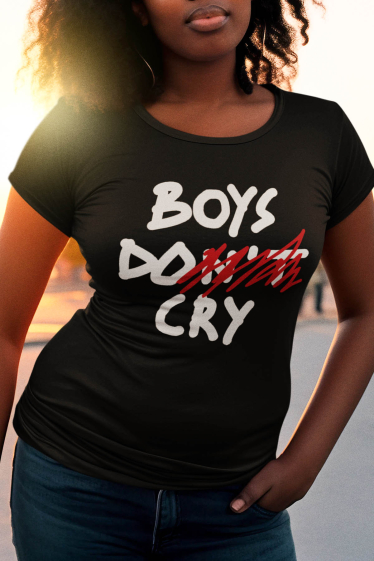 Grossiste I.A.L.D FRANCE - Tshirt Femme Col Rond | Boys Do Cry