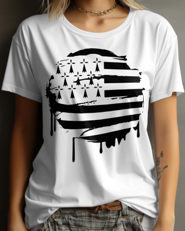 Großhändler I.A.L.D FRANCE - Damen-T-Shirt mit Rundhalsausschnitt | Brett
