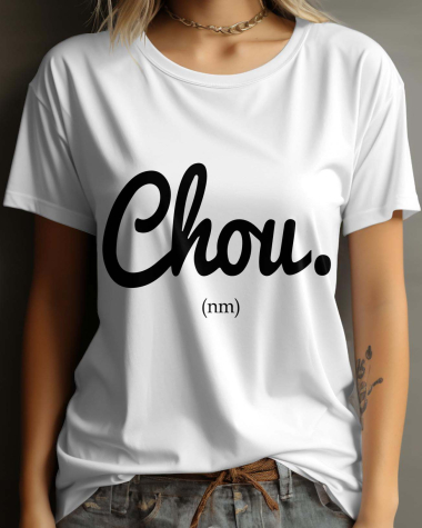 Grossiste I.A.L.D FRANCE - Tshirt Femme Col Rond | Chou