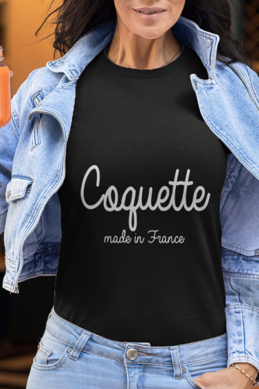 Mayorista I.A.L.D FRANCE - Camiseta de cuello redondo para mujer | coqueto
