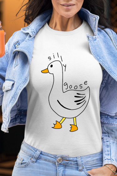 Grossiste I.A.L.D FRANCE - Tshirt Femme Col Rond | goose