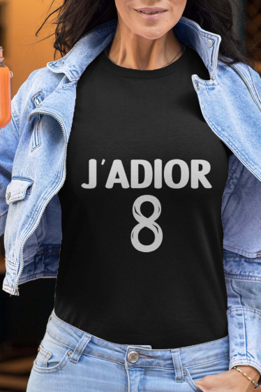 Mayorista I.A.L.D FRANCE - Camiseta de cuello redondo para mujer | Amo