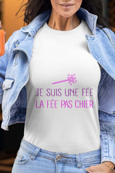 Großhändler I.A.L.D FRANCE - Damen-T-Shirt mit Rundhalsausschnitt | Ich bin eine Fee V2