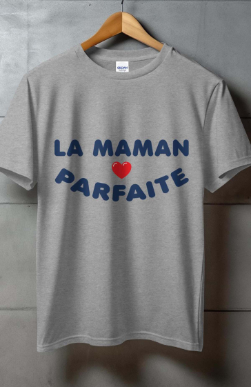Grossiste I.A.L.D FRANCE - Tshirt Femme Col Rond | La Maman parfaite