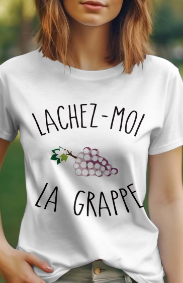 Grossiste I.A.L.D FRANCE - Tshirt Femme Col Rond | lachez grappe