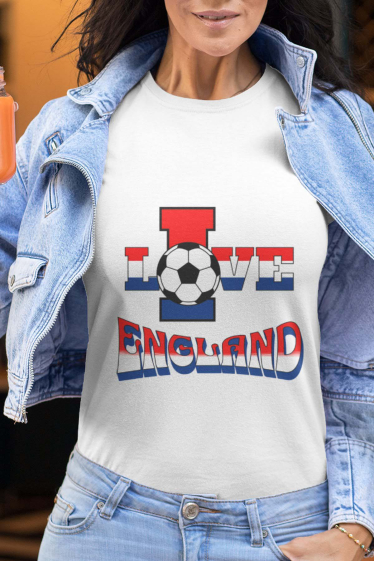 Grossiste I.A.L.D FRANCE - Tshirt Femme Col Rond | Love England