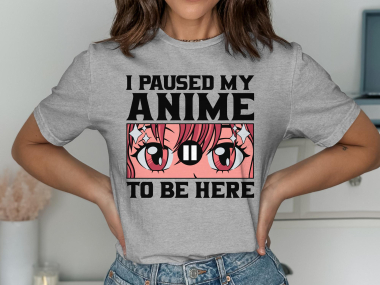 Grossiste I.A.L.D FRANCE - Tshirt Femme Col Rond | To be here anime