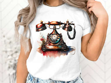 Großhändler I.A.L.D FRANCE - Damen-T-Shirt mit Rundhalsausschnitt | Schick