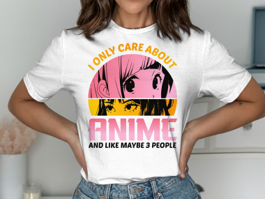 Grossiste I.A.L.D FRANCE - Tshirt Femme Col Rond | only care anime