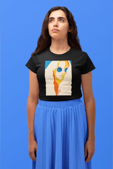 Mayorista I.A.L.D FRANCE - Camiseta de cuello redondo para mujer | Elegante