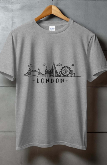Mayorista I.A.L.D FRANCE - Camiseta de cuello redondo para mujer | Horizonte de Londres