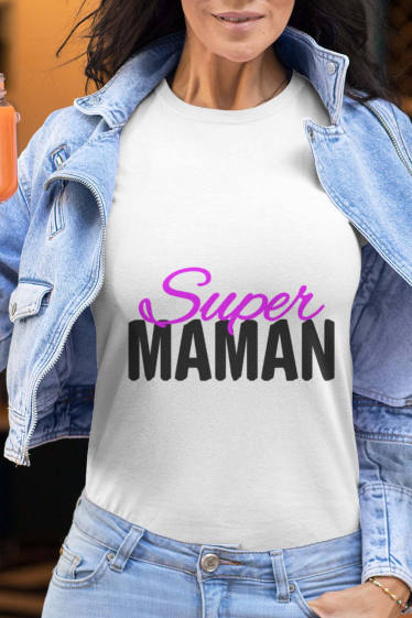Wholesaler I.A.L.D FRANCE - Woman's tee | Super maman