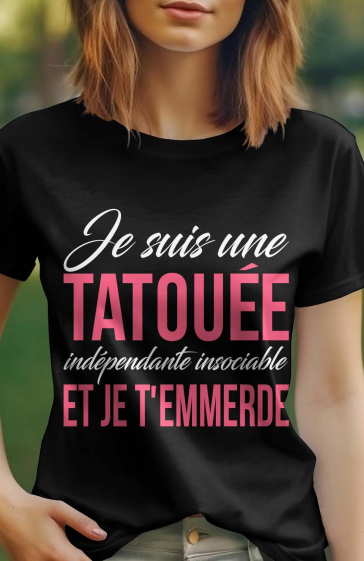 Grossiste I.A.L.D FRANCE - Tshirt Femme Col Rond | tatou