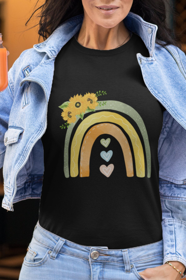 Großhändler I.A.L.D FRANCE - Damen-T-Shirt mit Rundhalsausschnitt | Dein eigener Sonnenschein