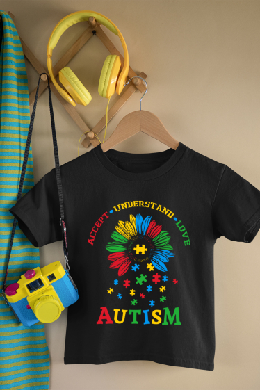 Grossiste I.A.L.D FRANCE - Tshirt Fille | Autism Accept