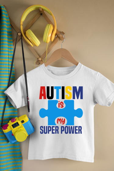 Grossiste I.A.L.D FRANCE - Tshirt Fille | Autism super power