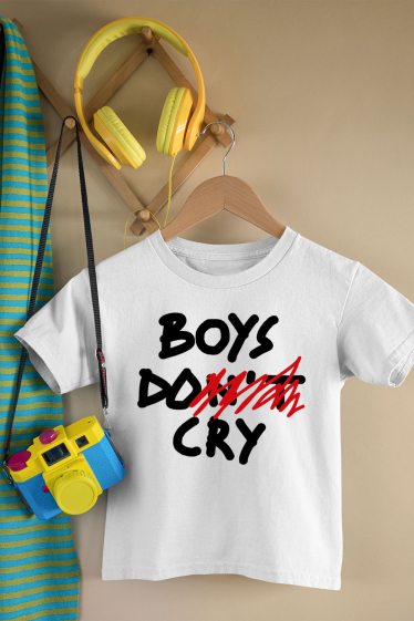 Grossiste I.A.L.D FRANCE - Tshirt Fille | Boy don't cry