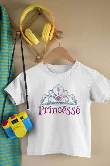 Grossiste I.A.L.D FRANCE - Tshirt Fille | Crown princesse