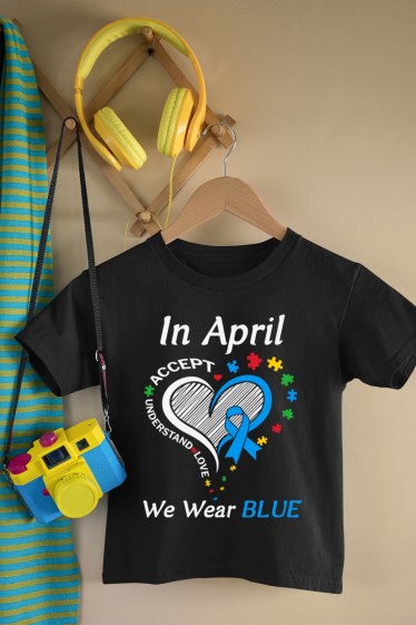 Grossiste I.A.L.D FRANCE - Tshirt Fille | Heart Blue