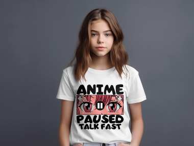 Grossiste I.A.L.D FRANCE - Tshirt Fille | Paused fast