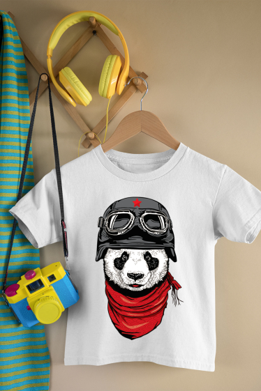 Grossiste I.A.L.D FRANCE - Tshirt Garçon | panda casque