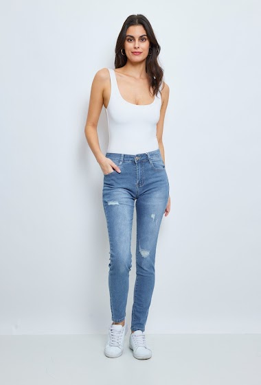 Wholesaler I Dodo - Ripped slim jeans