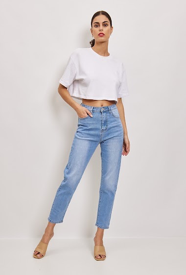 Wholesaler Elya's Jeans - Stretch mom jeans