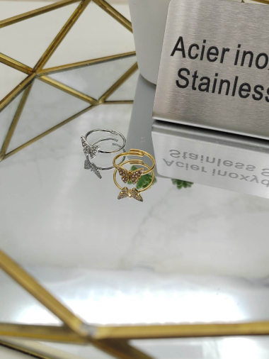 Grossiste I.L JOLI B - Bague en ACIER INOXYDABLE