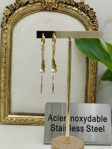 Wholesaler I.L JOLI B - STAINLESS STEEL earring