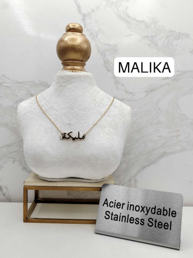 Wholesaler I.L JOLI B - MALIKA Arabic Name Necklace