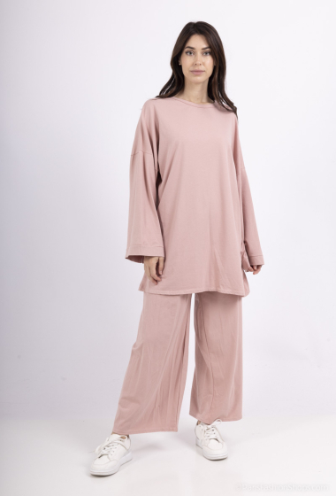 Grossiste IDEAL OUTFIT - Abaya ensemble en coton