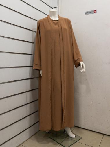 Großhändler IDEAL OUTFIT - Set aus Abaya-Weste und -Kleid