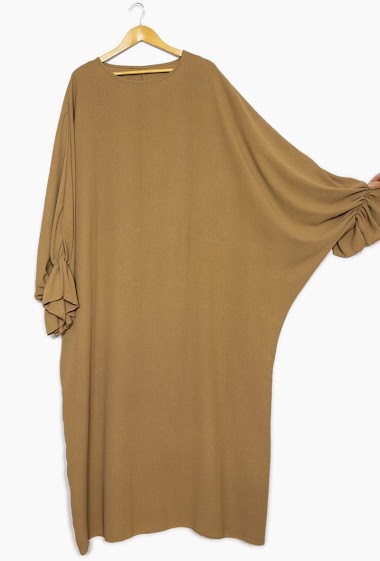 Mayoristas IDEAL OUTFIT - Long wide abaya with butterfly sleeve