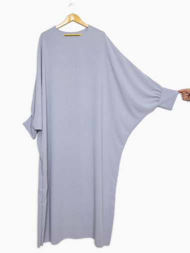 Wholesaler IDEAL OUTFIT - Long wide abaya with butterfly sleeve